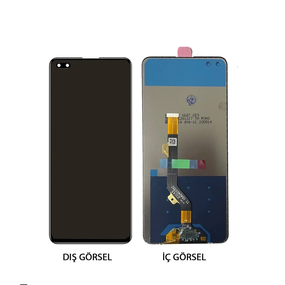 Gemtech İnfinix Zero 8 Uyumlu Org Lcd+Dokunmatik (Siyah)