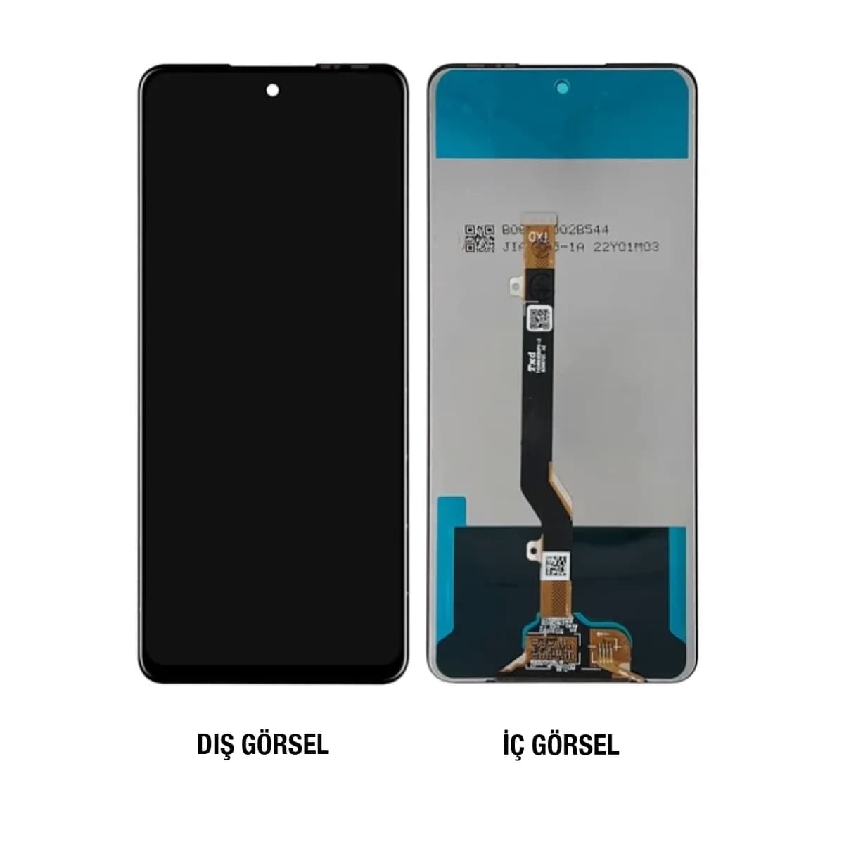 Gemtech Omix X7 Uyumlu Org Lcd+Dokunmatik (Siyah)