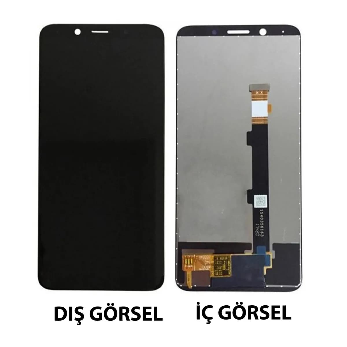 Gemtech Oppo F5 Uyumlu Org Lcd+Dokunmatik (Siyah)