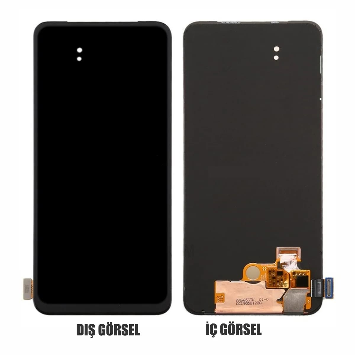 Gemtech Oppo Reno 2Z Uyumlu Oled Lcd+Dokunmatik (Siyah)