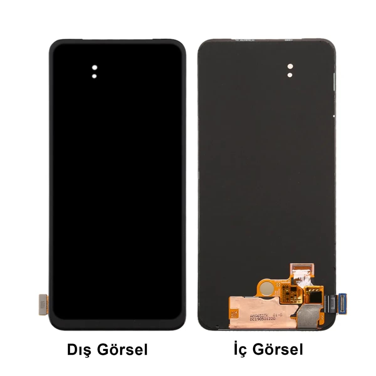 Gemtech Oppo Reno 2Z Uyumlu Org Lcd+Dokunmatik (Siyah)