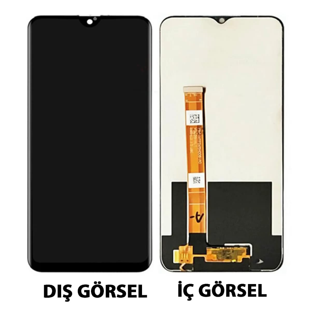 Gemtech Realme 5i Uyumlu Org Lcd+Dokunmatik (Siyah)