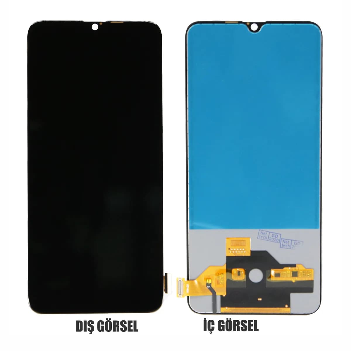 Gemtech Realme XT Uyumlu Org Lcd+Dokunmatik (Siyah)