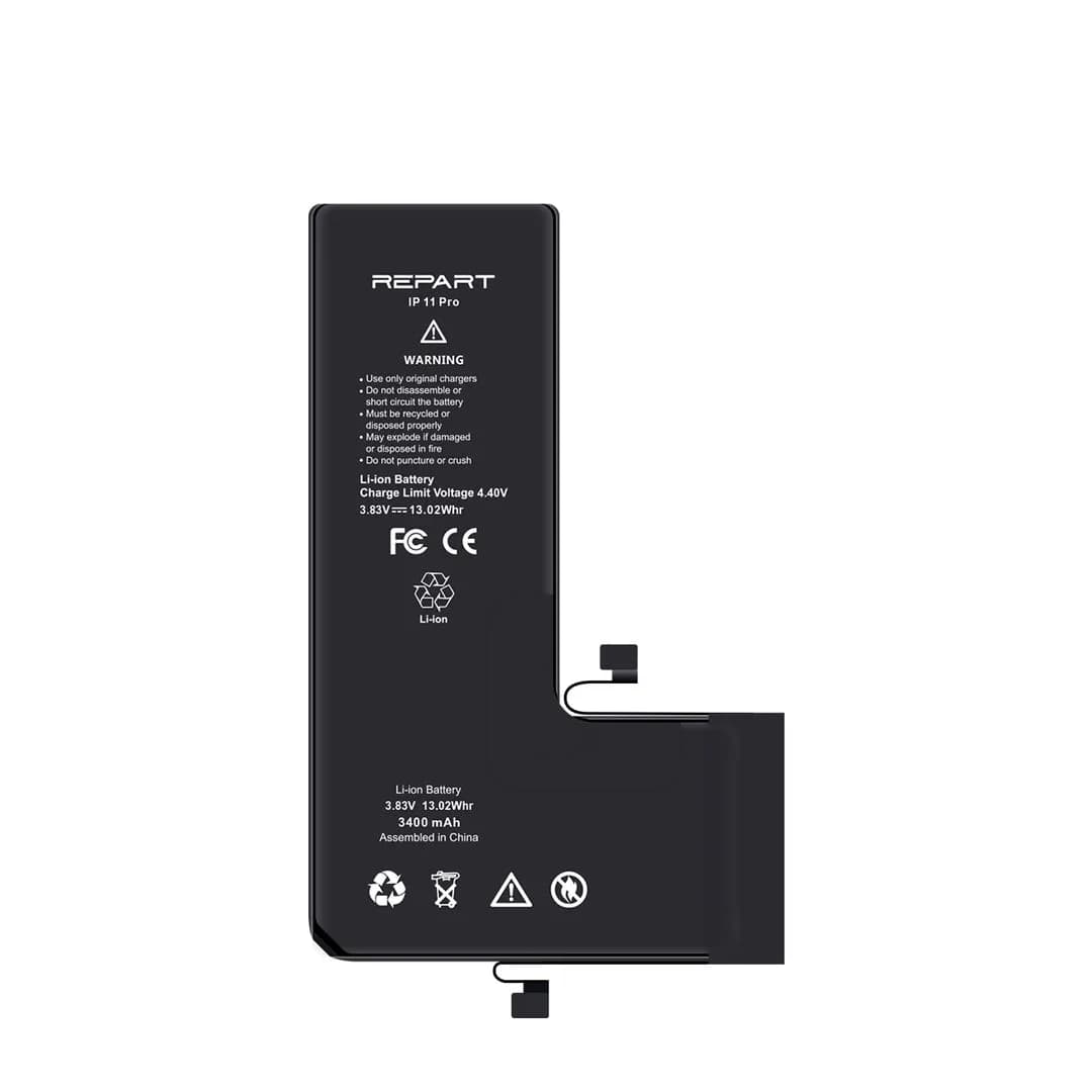 Gemtech Repart Apple iPhone 11 Pro Uyumlu 3400 mAh Güçlendirilmiş Batarya