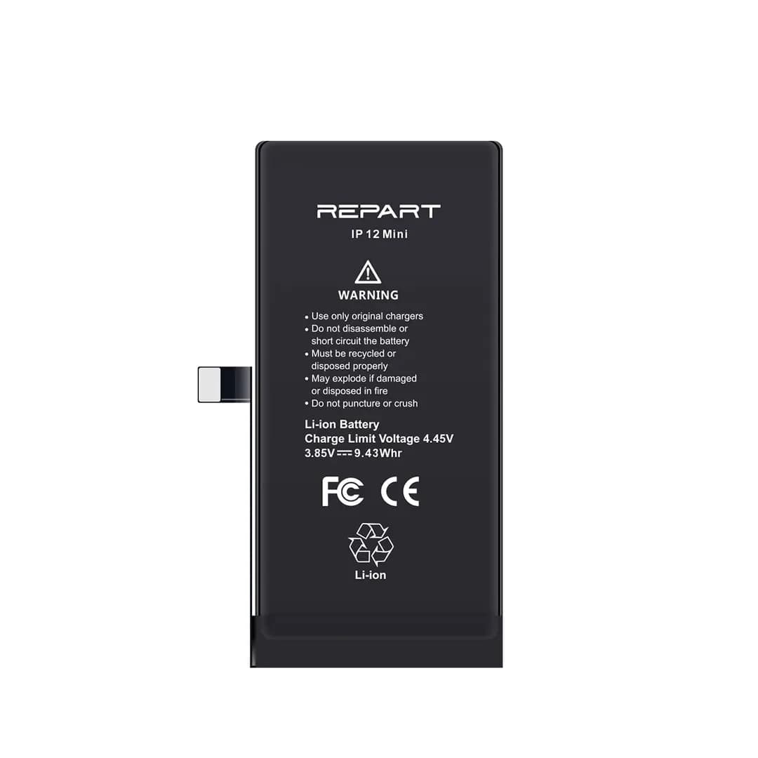 Gemtech Repart Apple iPhone 12 Mini Uyumlu 2450 mAh Güçlendirilmiş Batarya