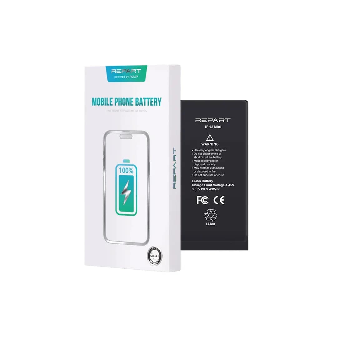 Gemtech Repart Apple iPhone 12 Mini Uyumlu 2450 mAh Güçlendirilmiş Batarya