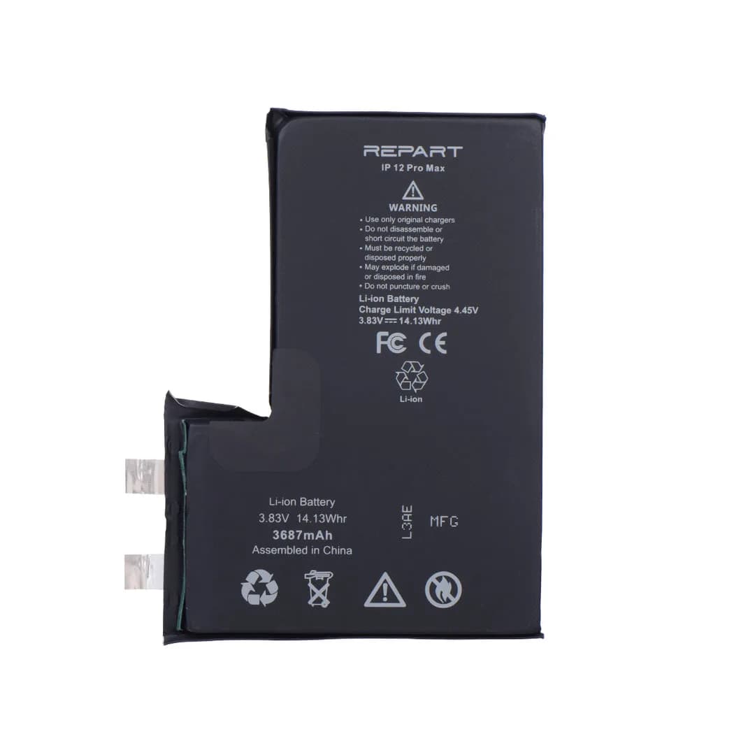 Gemtech Repart Apple iPhone 12 Pro Max Uyumlu 3687 mAh Batarya (Hücre)