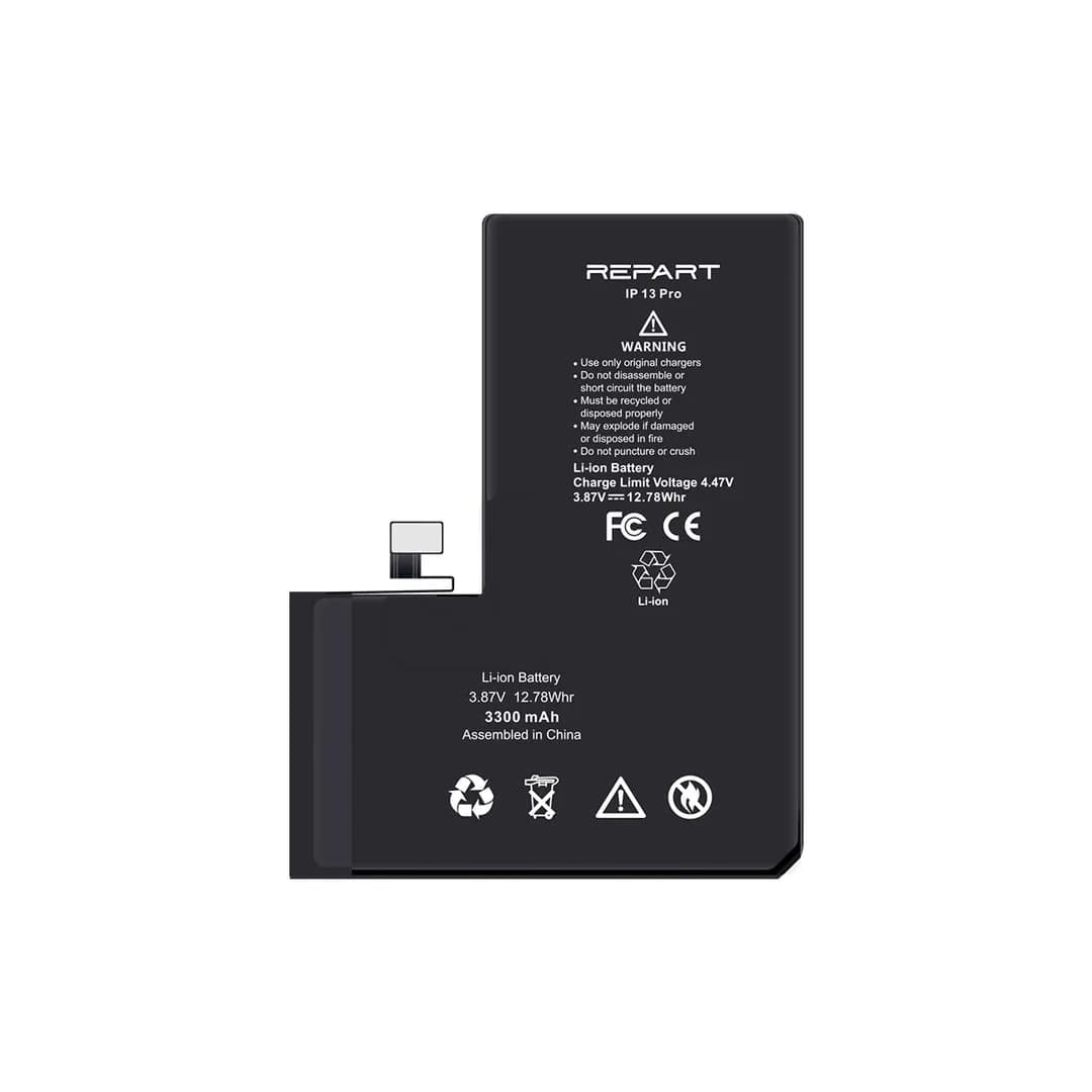 Gemtech Repart Apple iPhone 13 Pro Uyumlu 3095 mAh Güçlendirilmiş Batarya