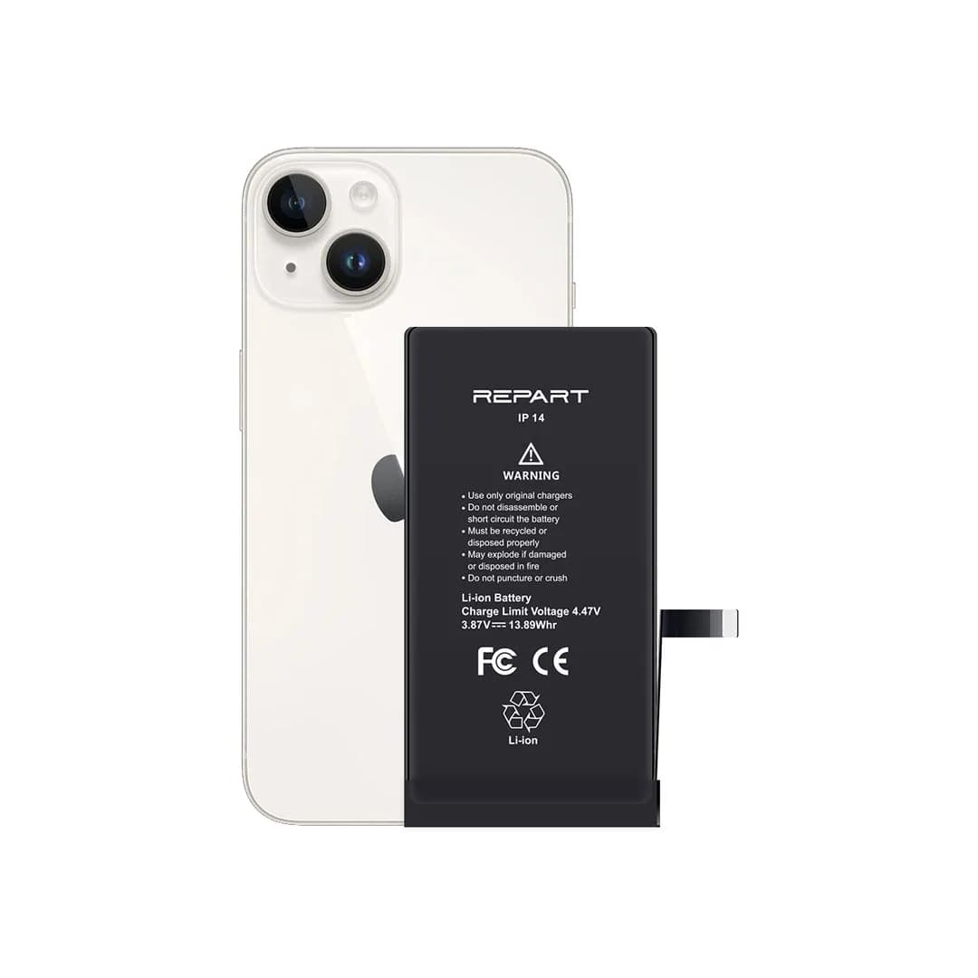 Gemtech Repart Apple iPhone 14 Uyumlu 3590 mAh Güçlendirilmiş Batarya