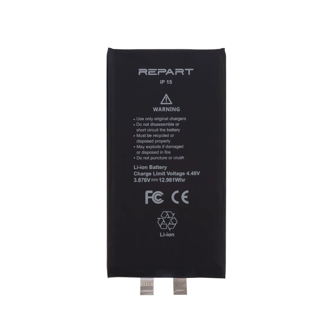 Gemtech Repart Apple iPhone 15 Uyumlu 3349 mAh Batarya (Hücre)