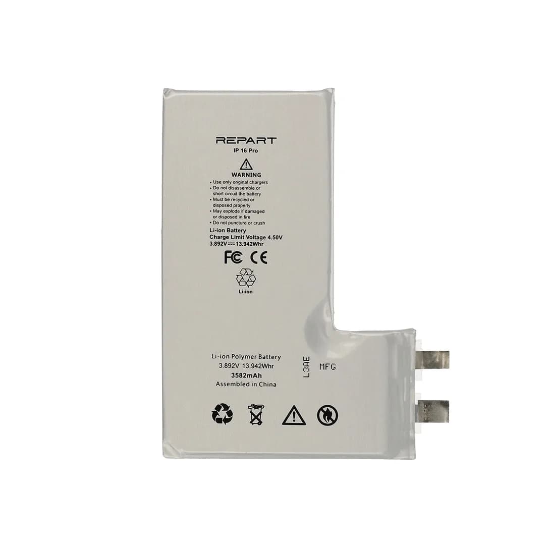 Gemtech Repart Apple iPhone 16 Pro Uyumlu 3582 mAh Batarya (Hücre)