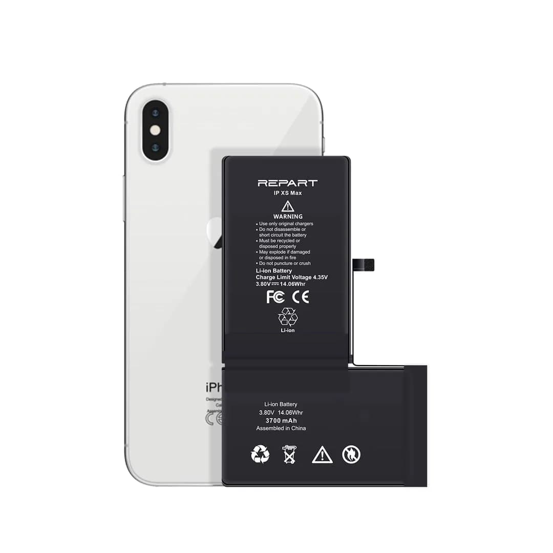 Gemtech Repart Apple iPhone XS Max Uyumlu 3700 mAh Güçlendirilmiş Batarya
