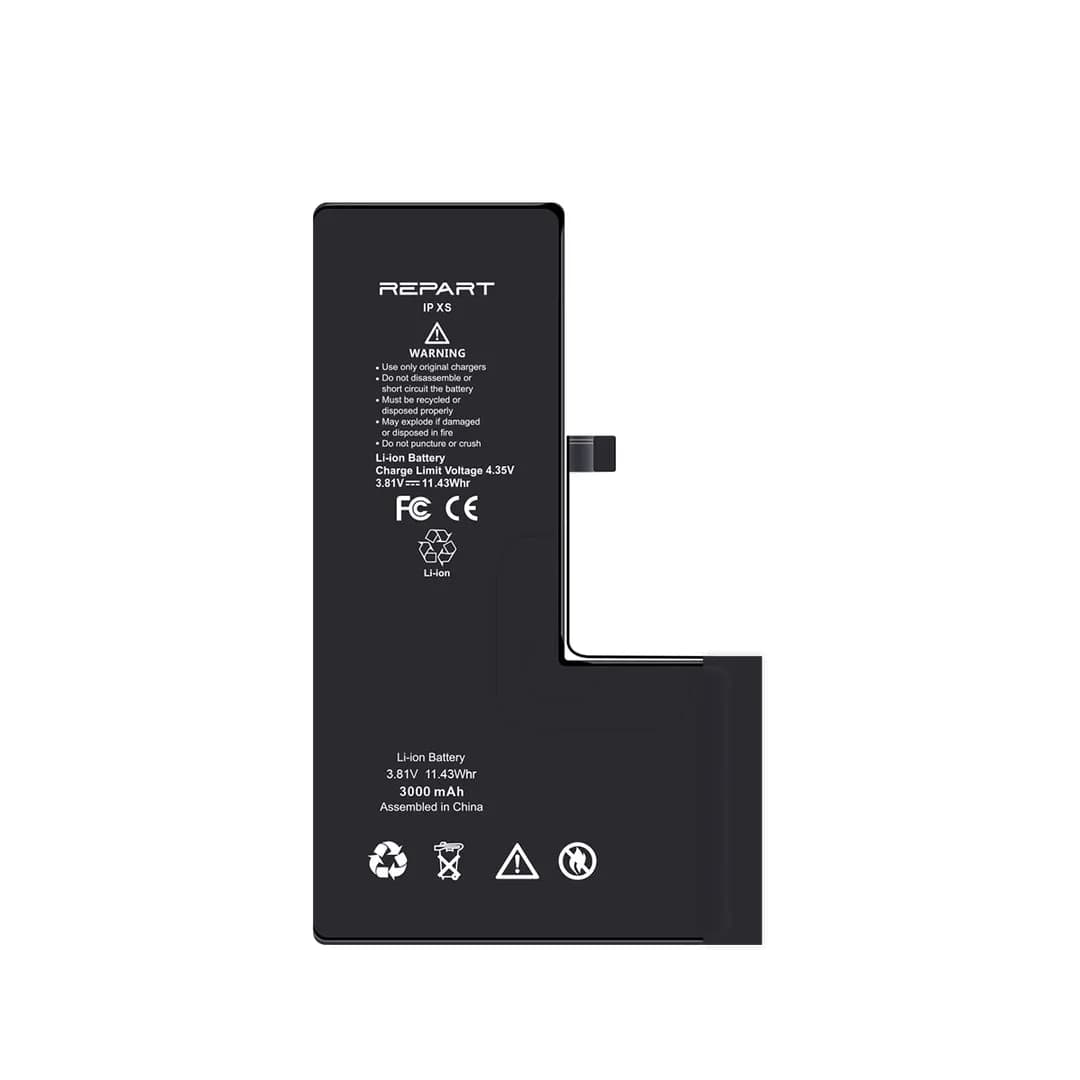 Gemtech Repart Apple iPhone XS Uyumlu 3000 mAh Güçlendirilmiş Batarya