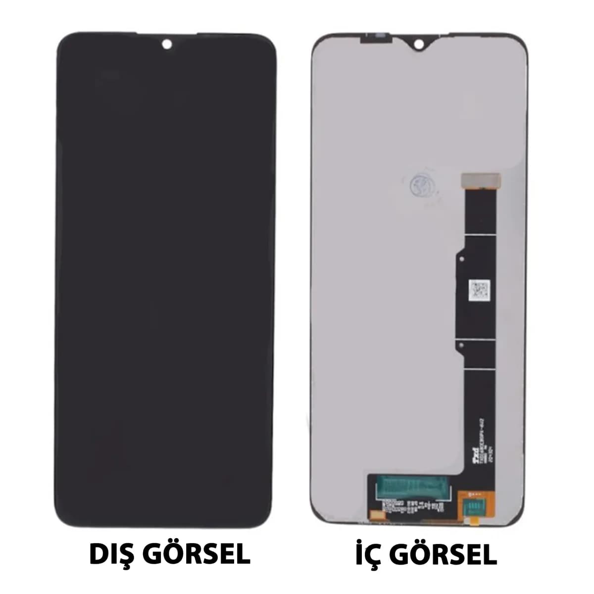 Gemtech Tcl 20 SE Uyumlu AAA Kalite Lcd+Dokunmatik (Siyah)