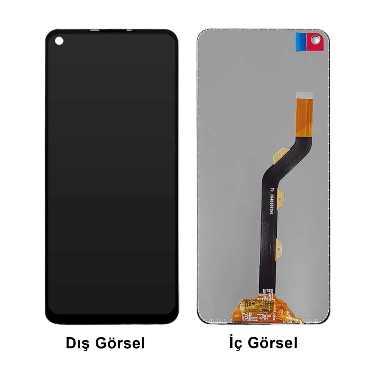 Gemtech Tecno Camon 12 Air Uyumlu Org Lcd+Dokunmatik (Siyah)