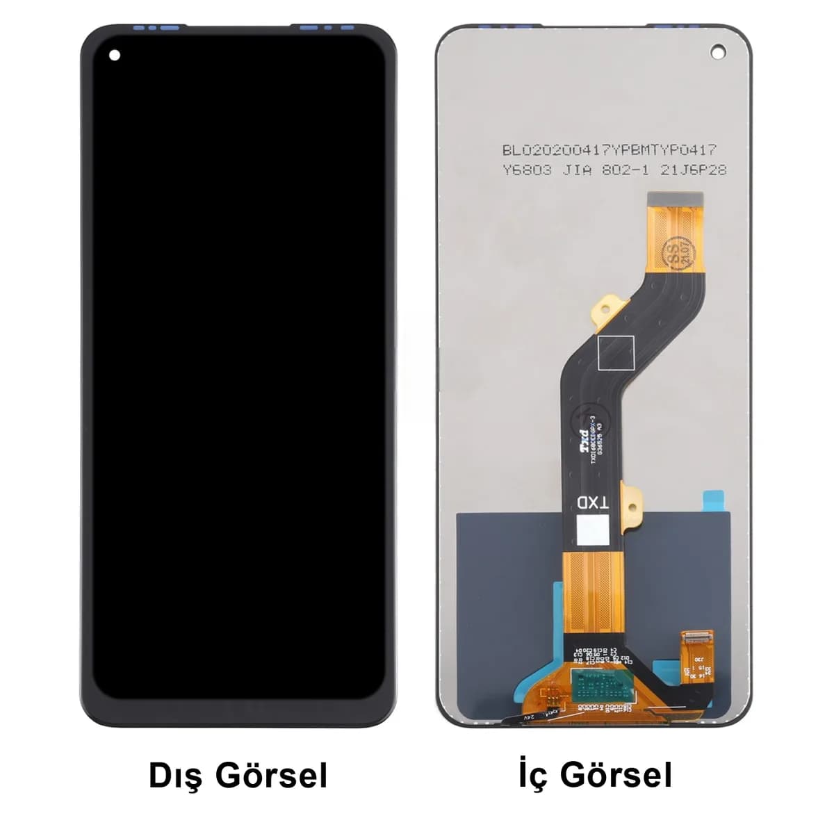 Gemtech Tecno Pova Ld7 Uyumlu Org Lcd+Dokunmatik (Siyah)