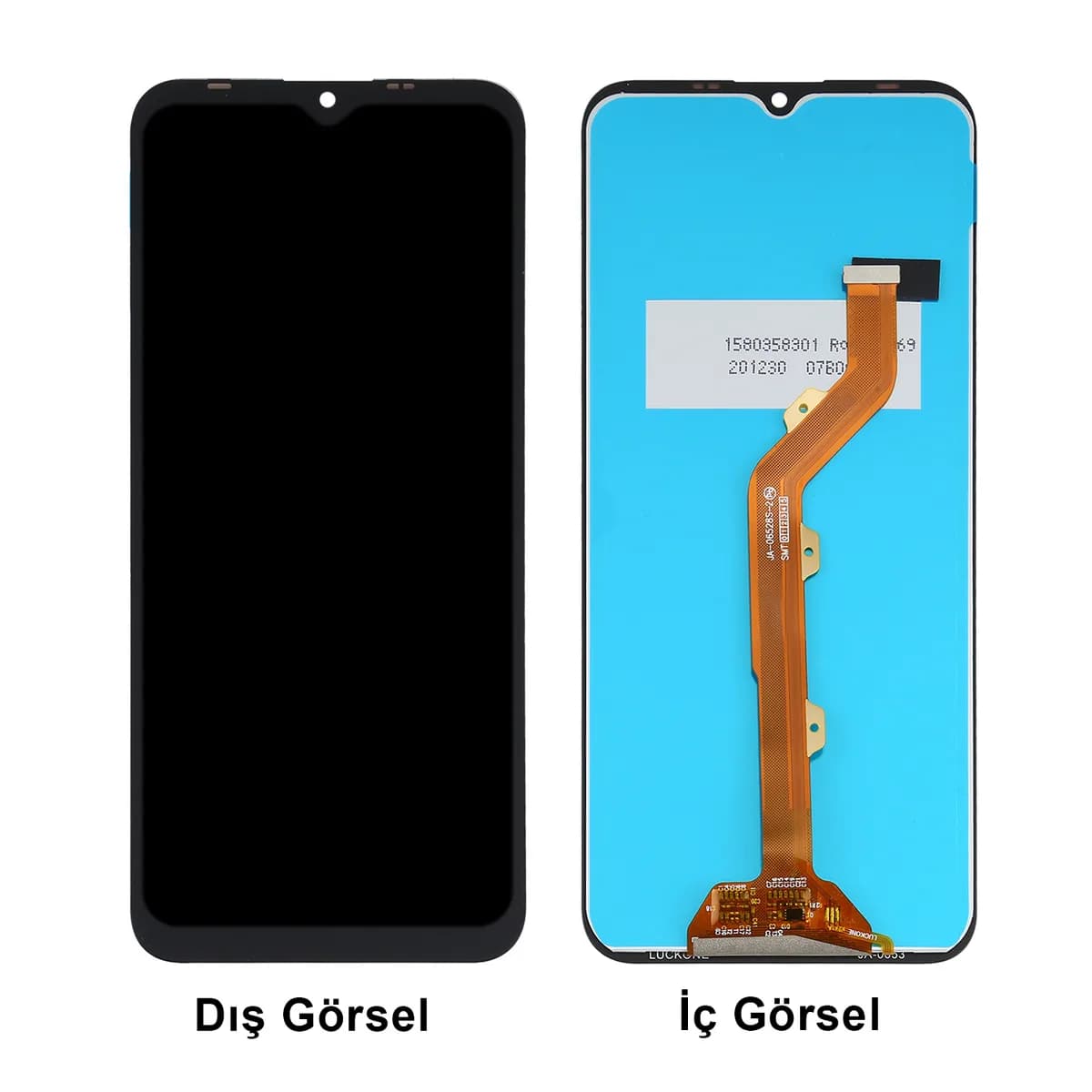 Gemtech Tecno Spark 4 Lite Uyumlu Org Lcd+Dokunmatik (Siyah)