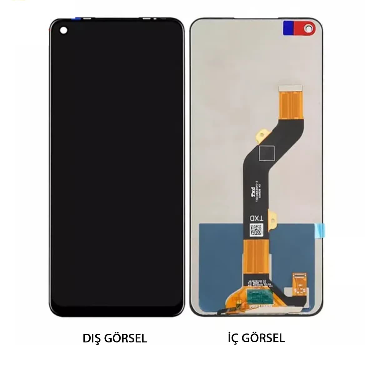 Gemtech Tecno Spark 7 Pro Uyumlu Org Lcd+Dokunmatik (Siyah)