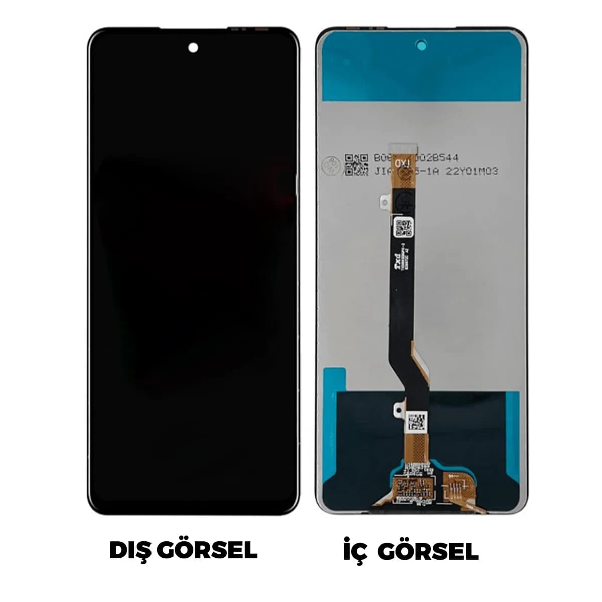 Gemtech Tecno Spark 8 Pro Uyumlu Org Lcd+Dokunmatik (Siyah)