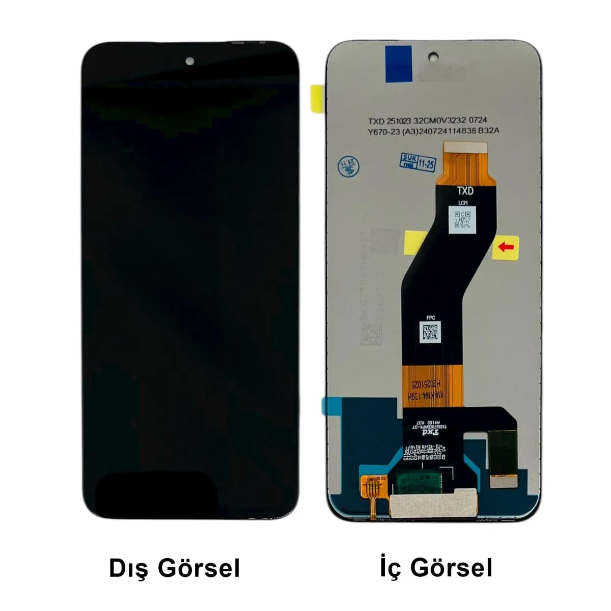 Gemtech Tecno Spark Go 2 Uyumlu Org Lcd+Dokunmatik (Siyah)