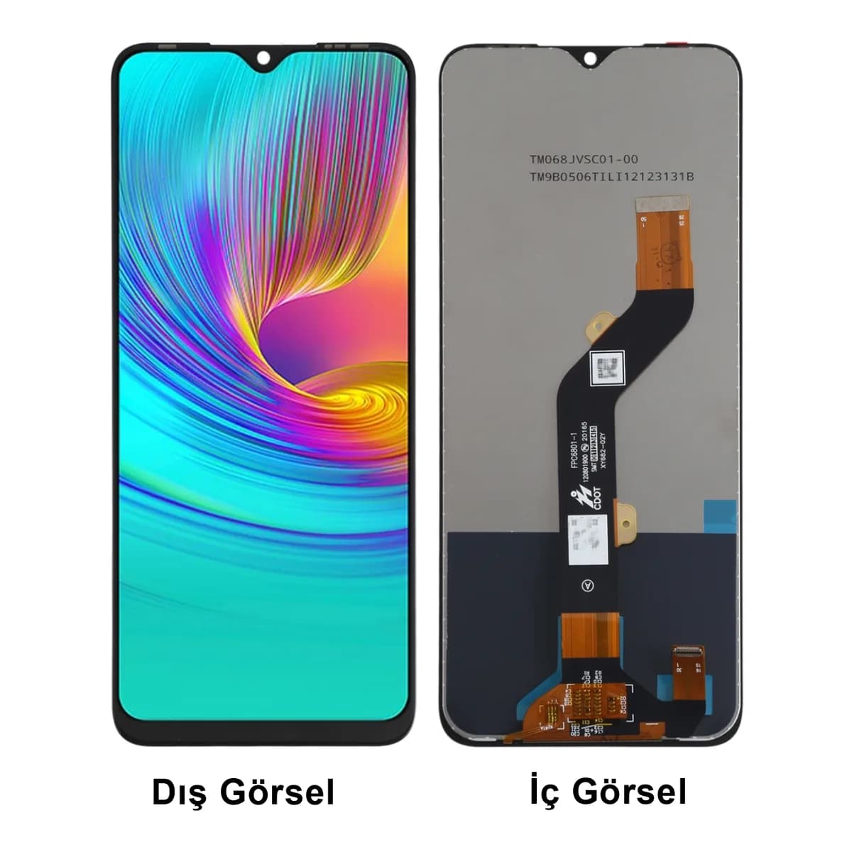 Gemtech Tecno Spark Go 2022 Uyumlu Org Lcd+Dokunmatik (Siyah)