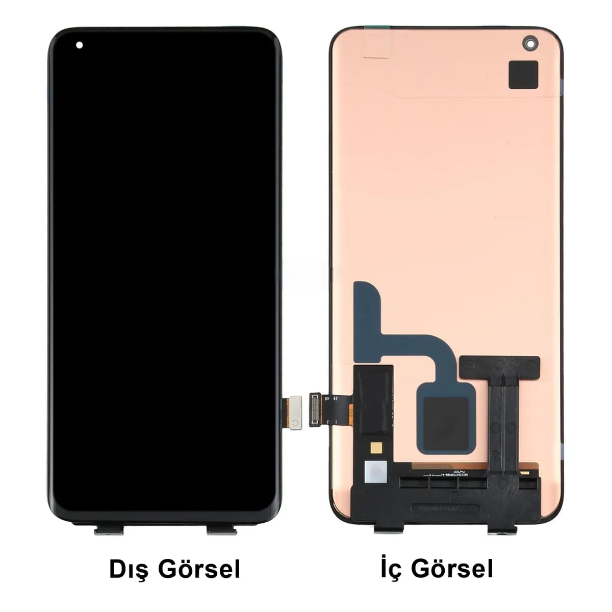 Gemtech Xiaomi Mi 10 Uyumlu Org Lcd+Dokunmatik (Siyah)