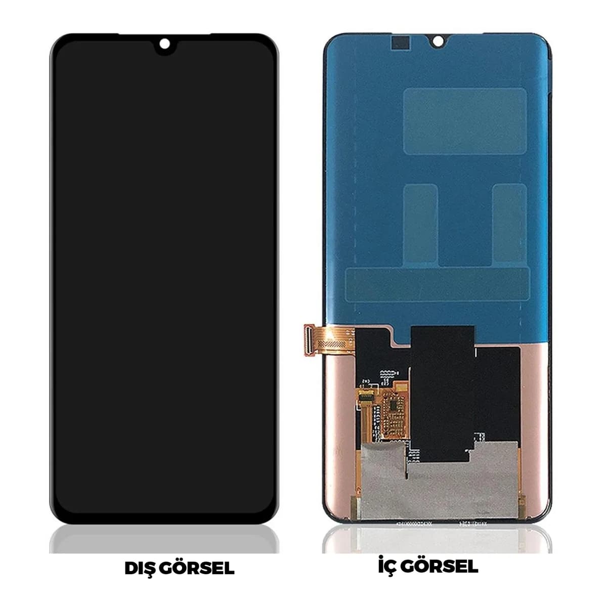 Gemtech Xiaomi Mi Note 10 Lite Uyumlu Org Lcd+Dokunmatik (Siyah)