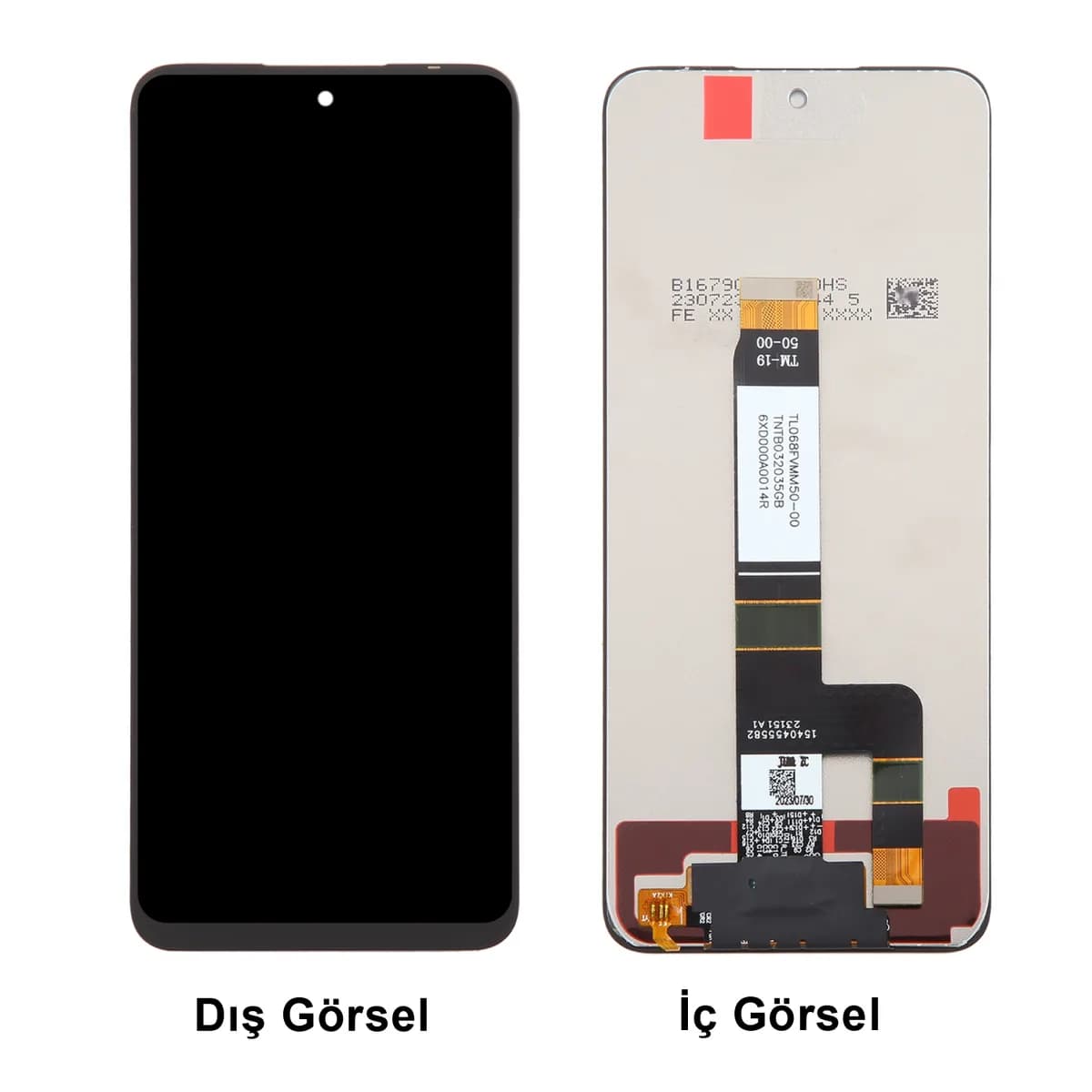 Gemtech Xiaomi Redmi 12 Uyumlu Org Lcd+Dokunmatik (Siyah)