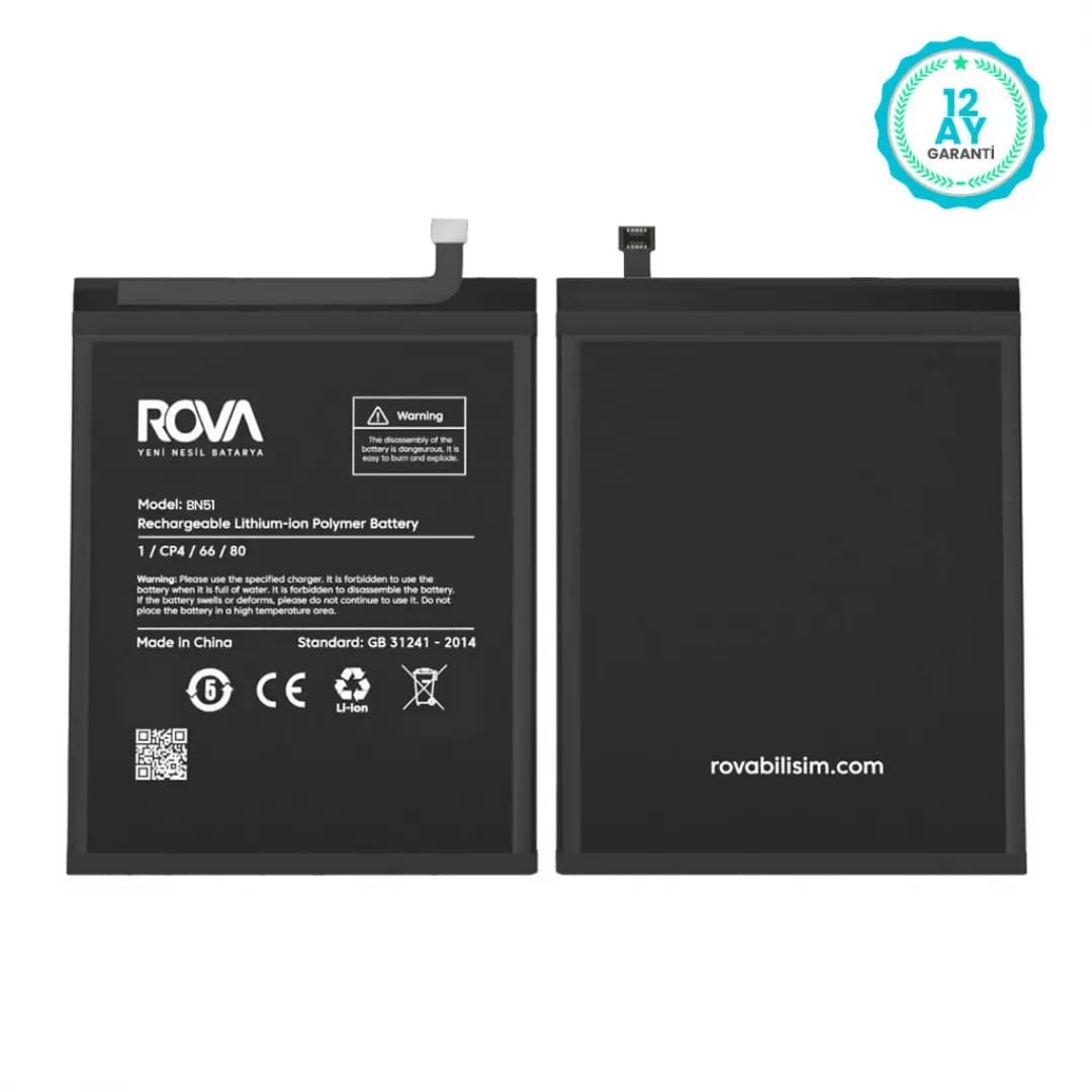 Gemtech Xiaomi Redmi 8 Uyumlu 4900 mAh Batarya