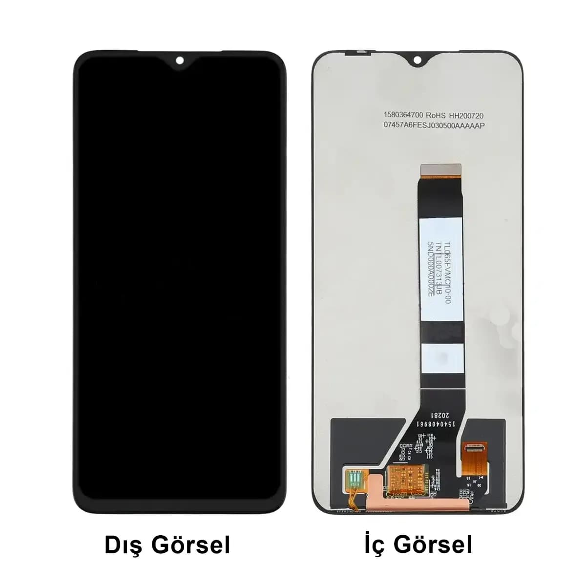 Gemtech Xiaomi Redmi 9T Uyumlu Org Lcd+Dokunmatik (Siyah)