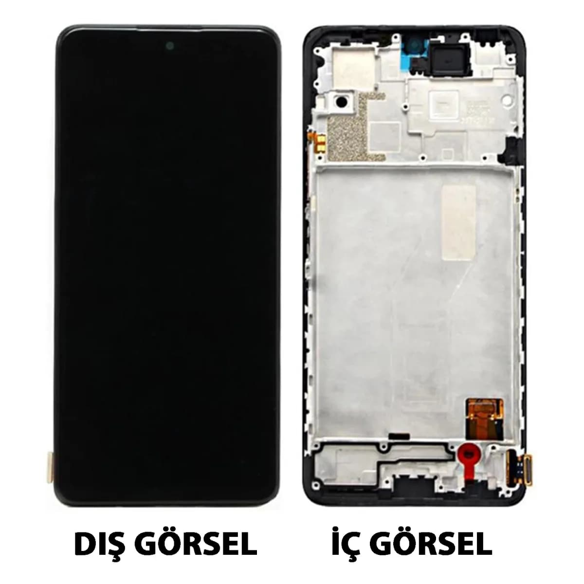 Gemtech Xiaomi Redmi Note 10 Pro 4G Uyumlu Org Lcd+Dokunmatik+Çıtalı (Siyah)