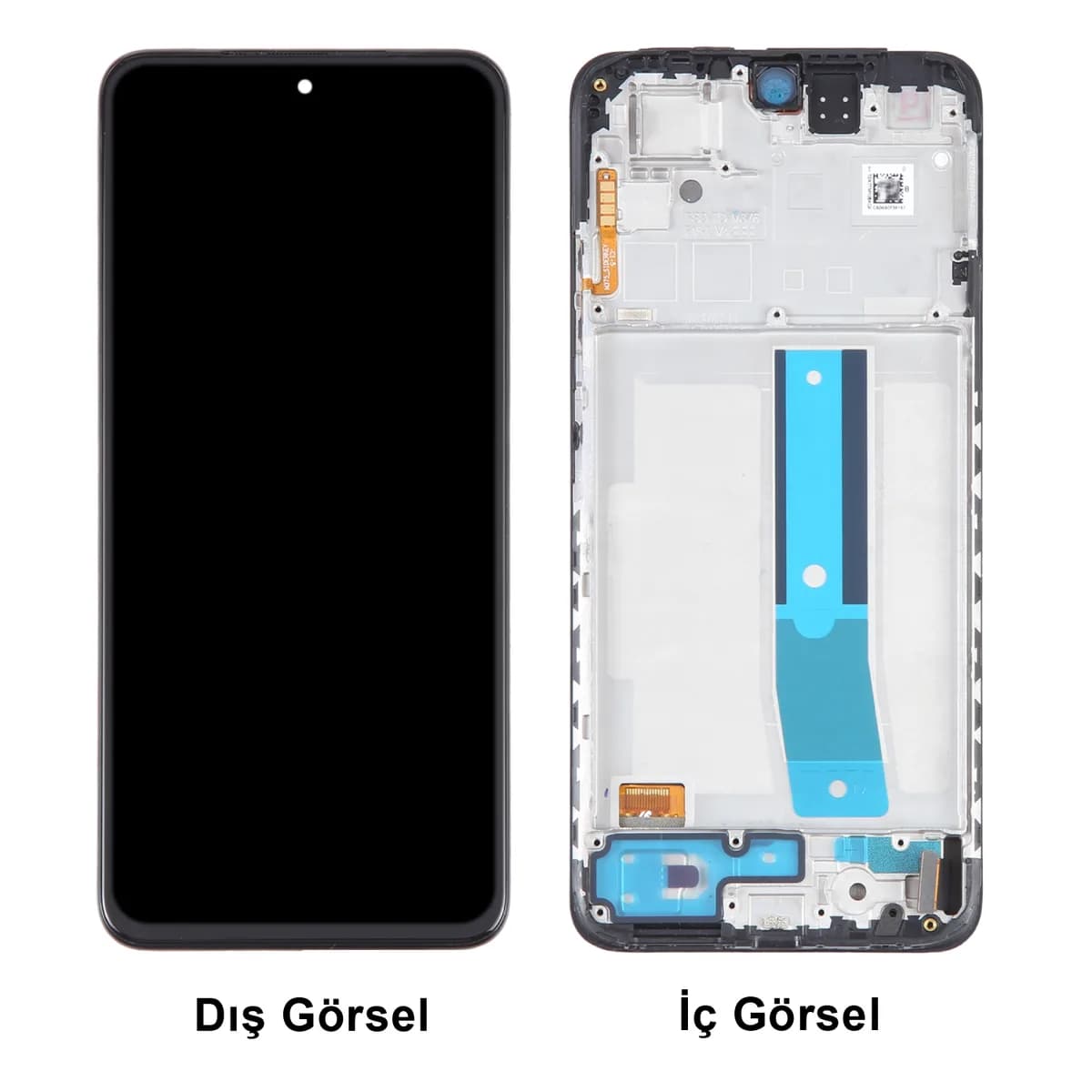 Gemtech Xiaomi Redmi Note 11 Uyumlu Oled Lcd+Dokunmatik+Çıtalı (Siyah)