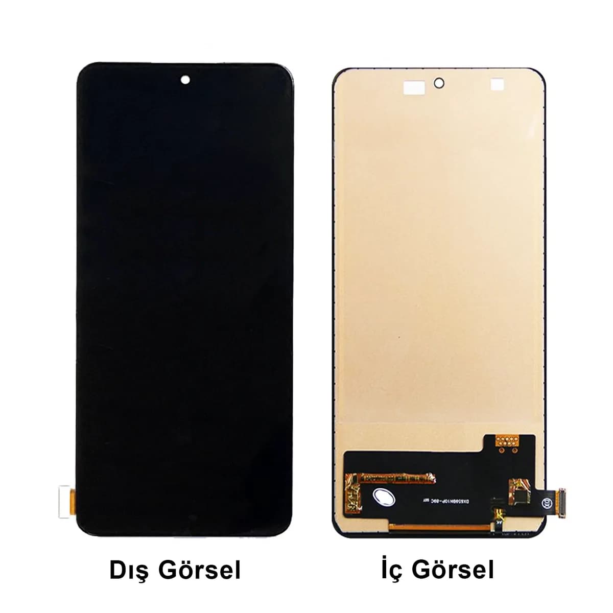 Gemtech Xiaomi Redmi Note 12 Pro 4G Uyumlu TFT Kalite Lcd+Dokunmatik (Siyah)