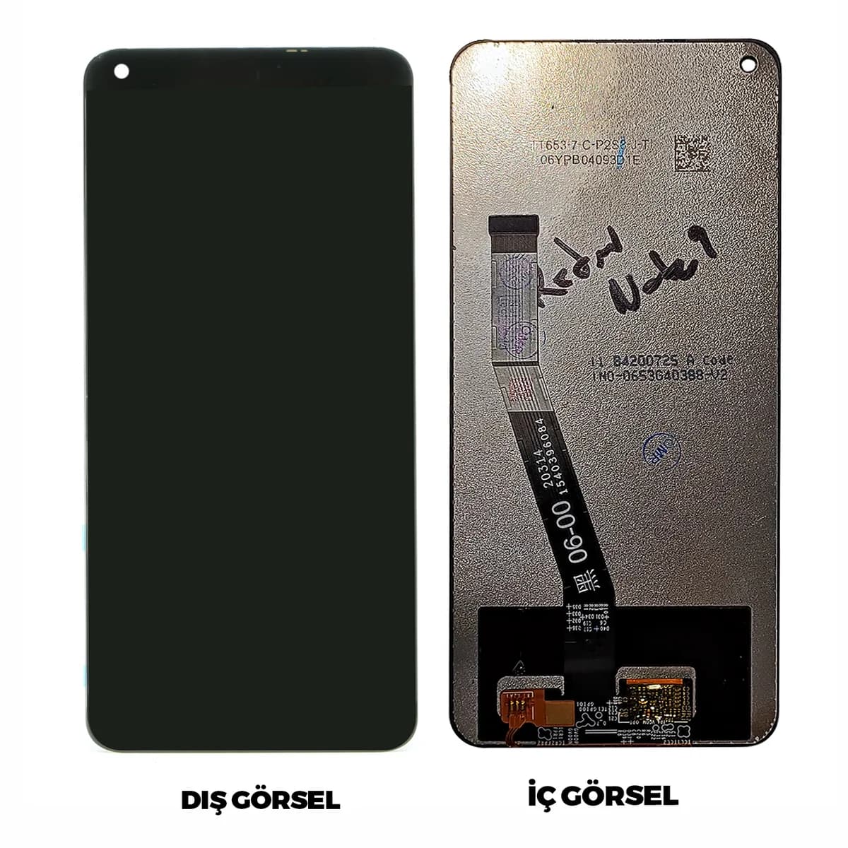 Gemtech Xiaomi Redmi Note 9 Uyumlu Org Lcd+Dokunmatik (Siyah)