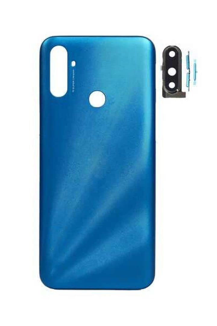 GemTech Realme Uyumlu C3 Arka Kapak Mavi