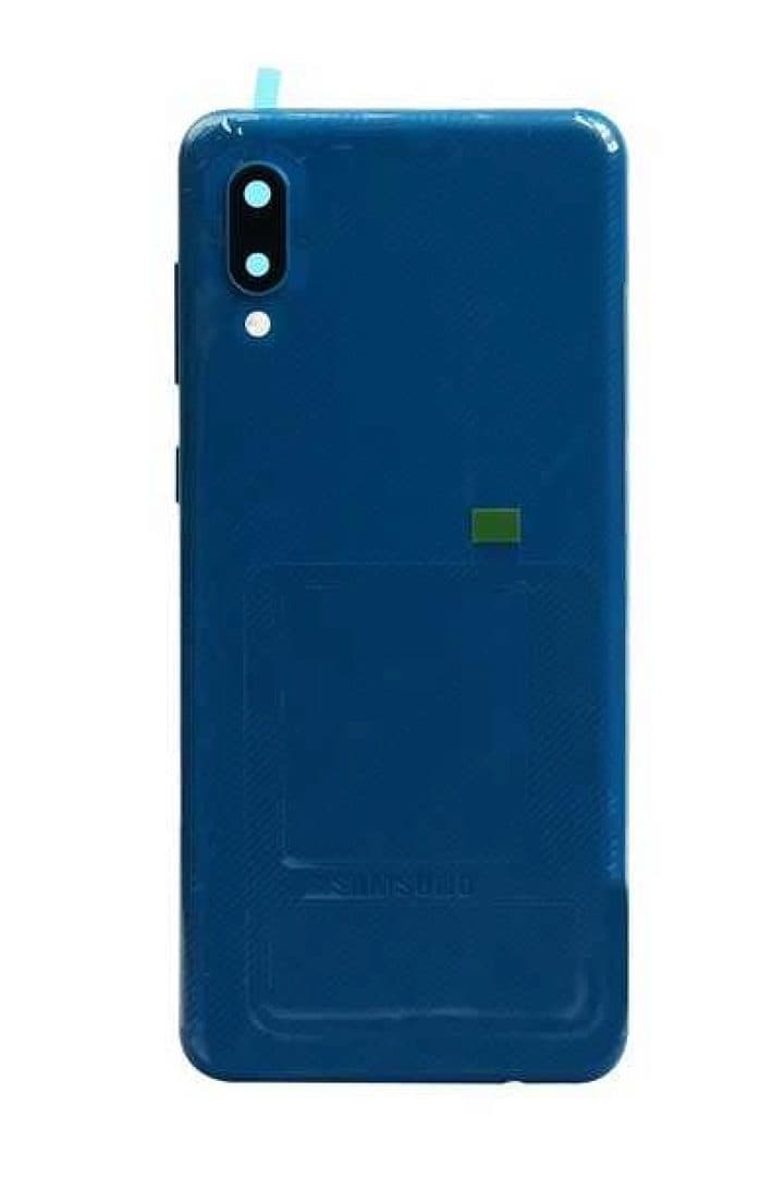 GemTech Samsung Uyumlu Galaxy A02 A022 Kasa Kapak Mavi Çıtasız