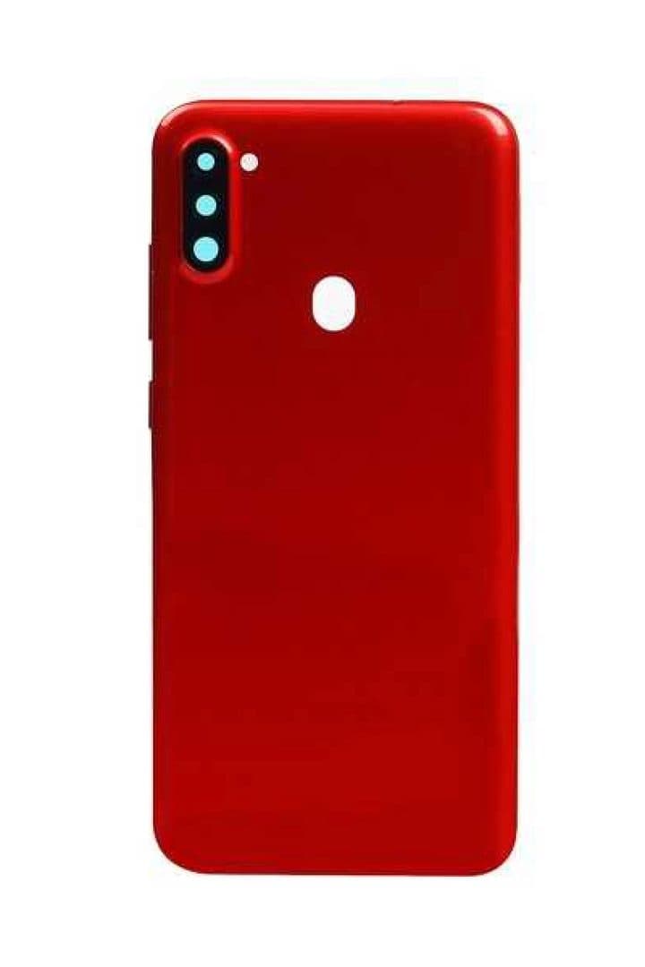 GemTech Samsung Uyumlu Galaxy A11 A115 Kasa Kapak Kırmızı Çıtasız