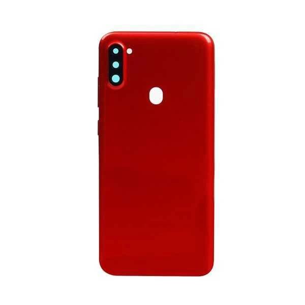 GemTech Samsung Uyumlu Galaxy A11 A115 Kasa Kapak Kırmızı Çıtasız