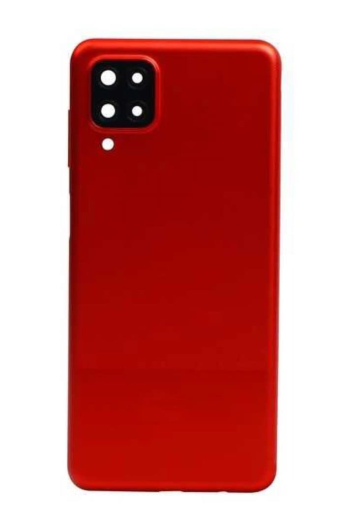 GemTech Samsung Uyumlu Galaxy A12 A125 Kasa Kapak Kırmızı Çıtasız