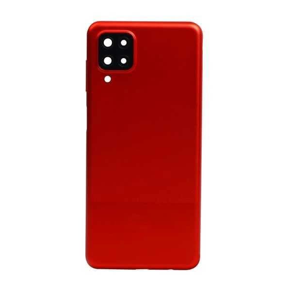 GemTech Samsung Uyumlu Galaxy A12 A125 Kasa Kapak Kırmızı Çıtasız