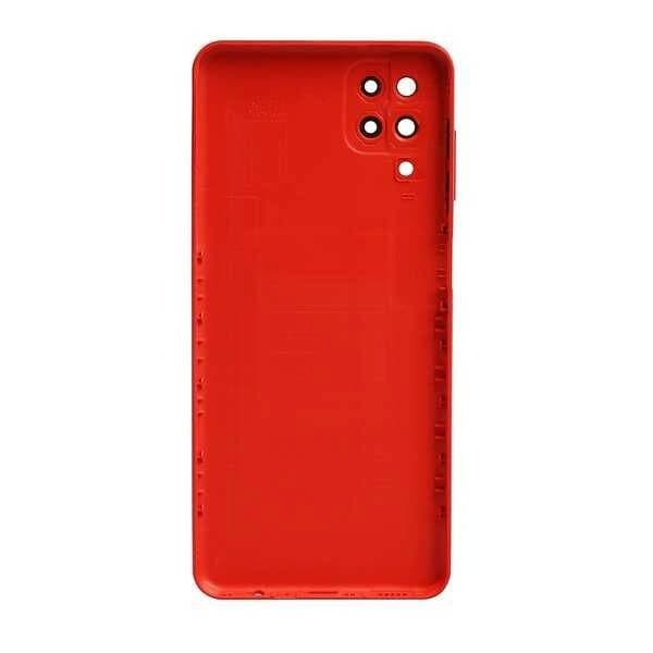 GemTech Samsung Uyumlu Galaxy A12 A125 Kasa Kapak Kırmızı Çıtasız