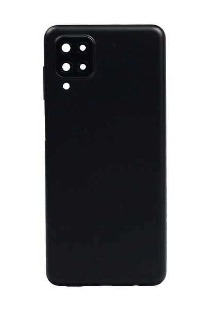GemTech Samsung Uyumlu Galaxy A12 A125 Kasa Kapak Siyah Çıtasız