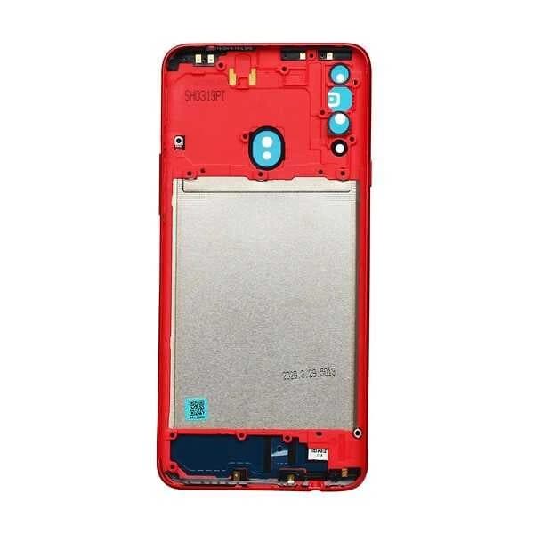 GemTech Samsung Uyumlu Galaxy A20s A207 Kasa Kapak Kırmızı Çıtasız
