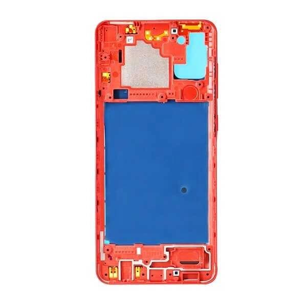 GemTech Samsung Uyumlu Galaxy A21s A217 Kasa Kapak Kırmızı Çıtasız