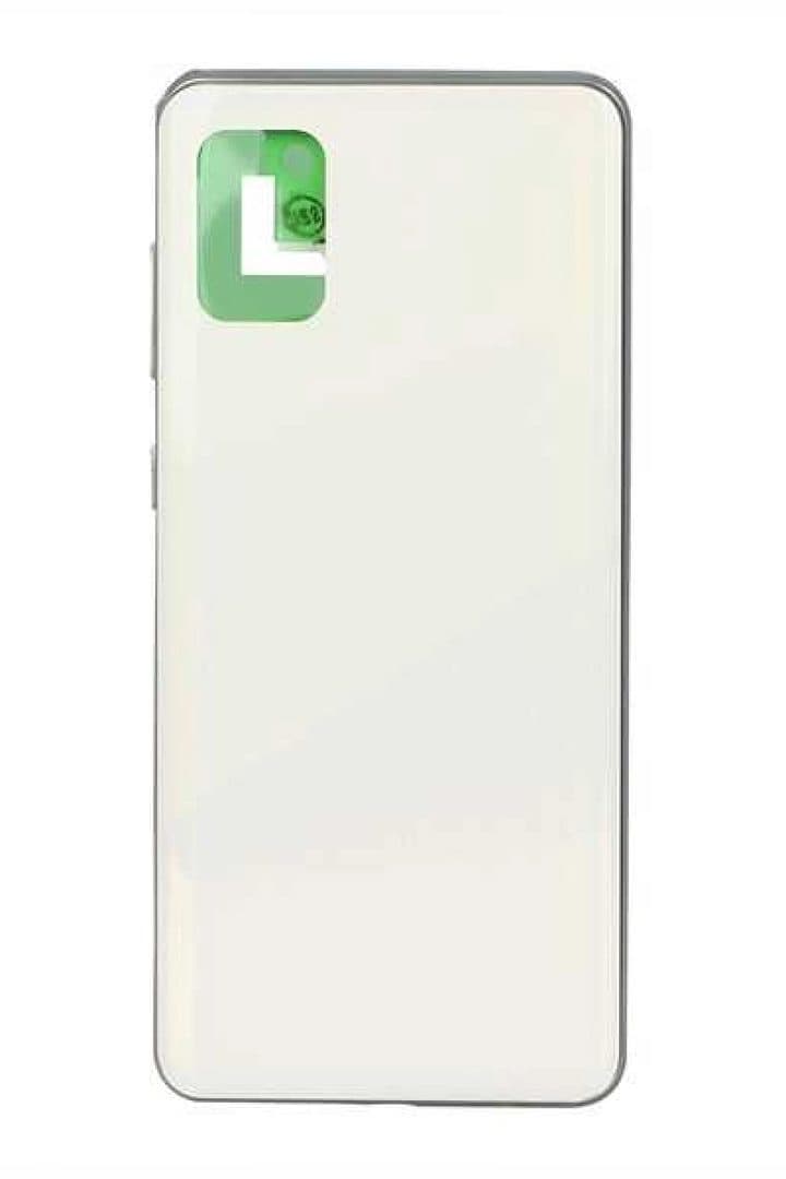 GemTech Samsung Uyumlu Galaxy A31 A315 Kasa Kapak Beyaz Çıtasız
