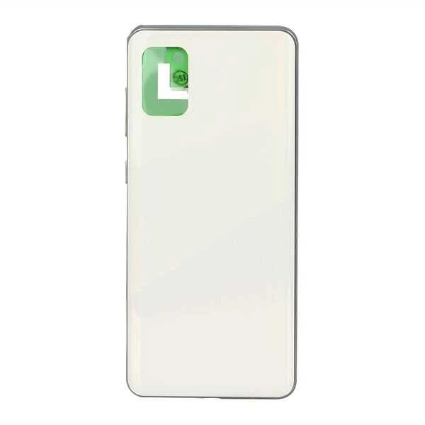 GemTech Samsung Uyumlu Galaxy A31 A315 Kasa Kapak Beyaz Çıtasız