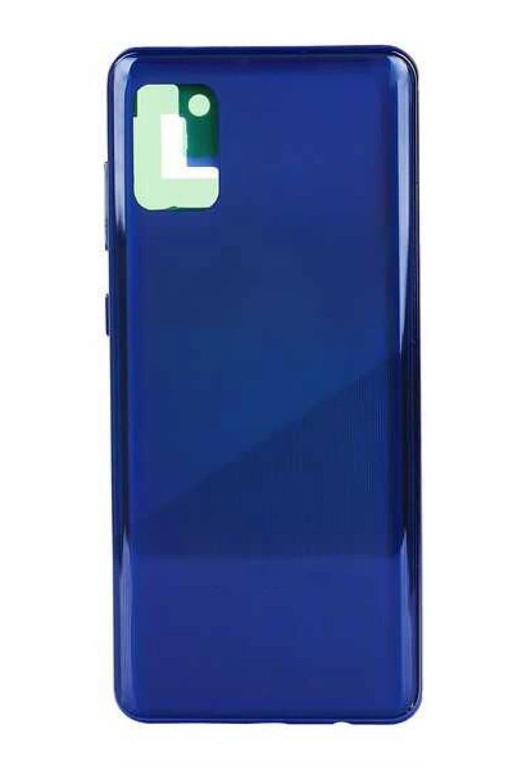 GemTech Samsung Uyumlu Galaxy A31 A315 Kasa Kapak Mavi Çıtasız