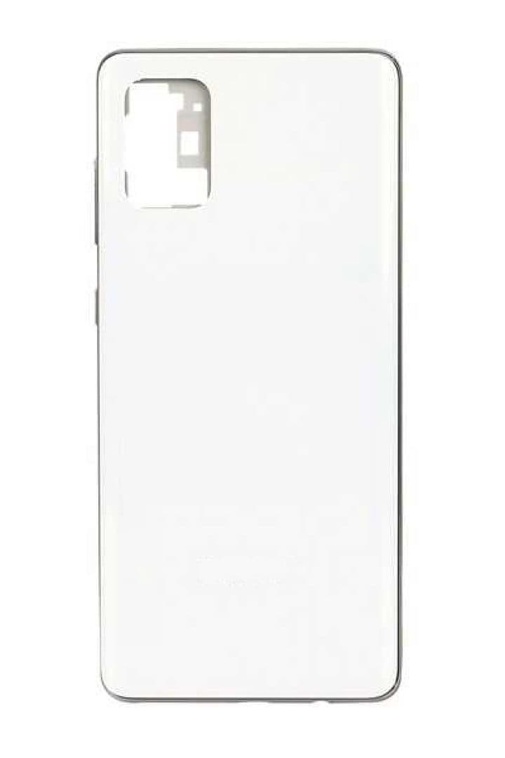 GemTech Samsung Uyumlu Galaxy A71 A715 Kasa Kapak Beyaz Çıtasız