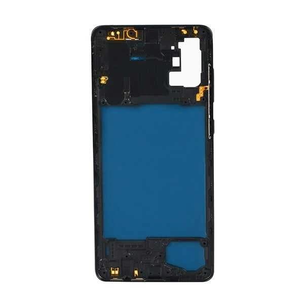 GemTech Samsung Uyumlu Galaxy A71 A715 Kasa Kapak Siyah Çıtasız