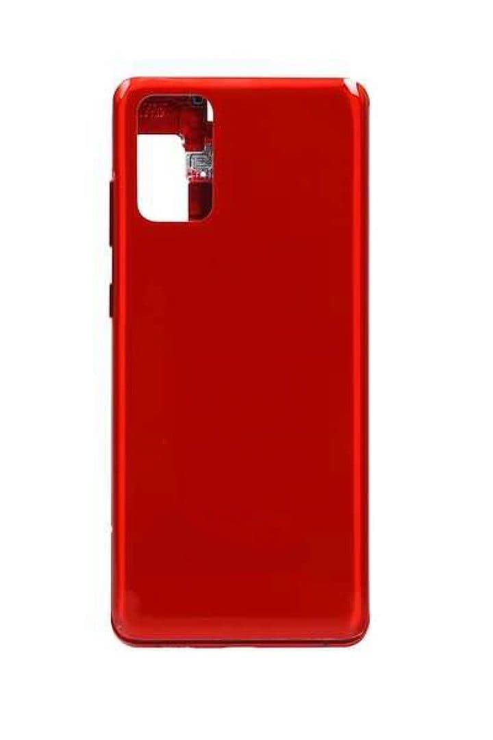 GemTech Samsung Uyumlu Galaxy S20 Plus G985 Kasa Kapak Kırmızı Çıtalı